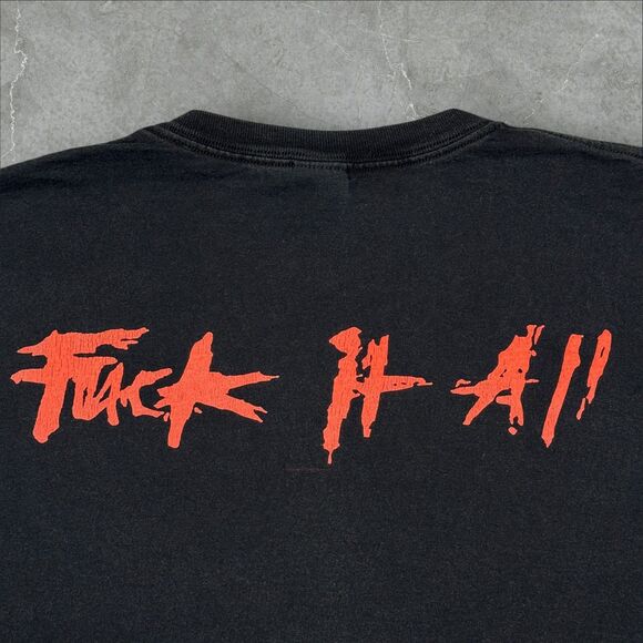 Vintage Y2K Slipknot F*ck it All Self Titled Heavy Metal Rock Band T Shirt - 2XL - Picture 4 of 8